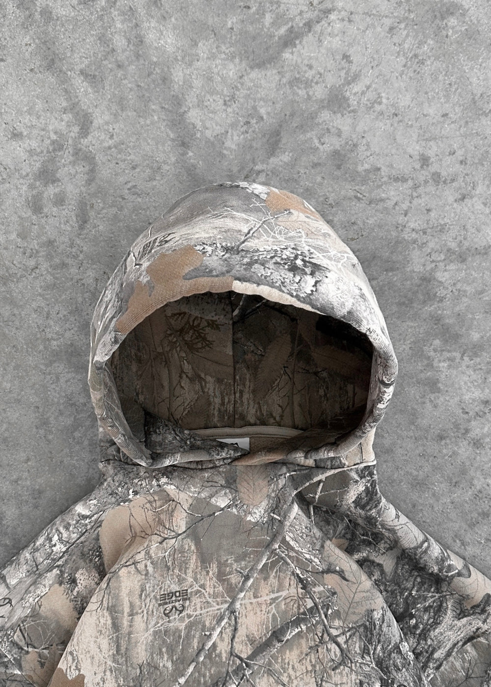 Rugged Camo Patterned Hoodie